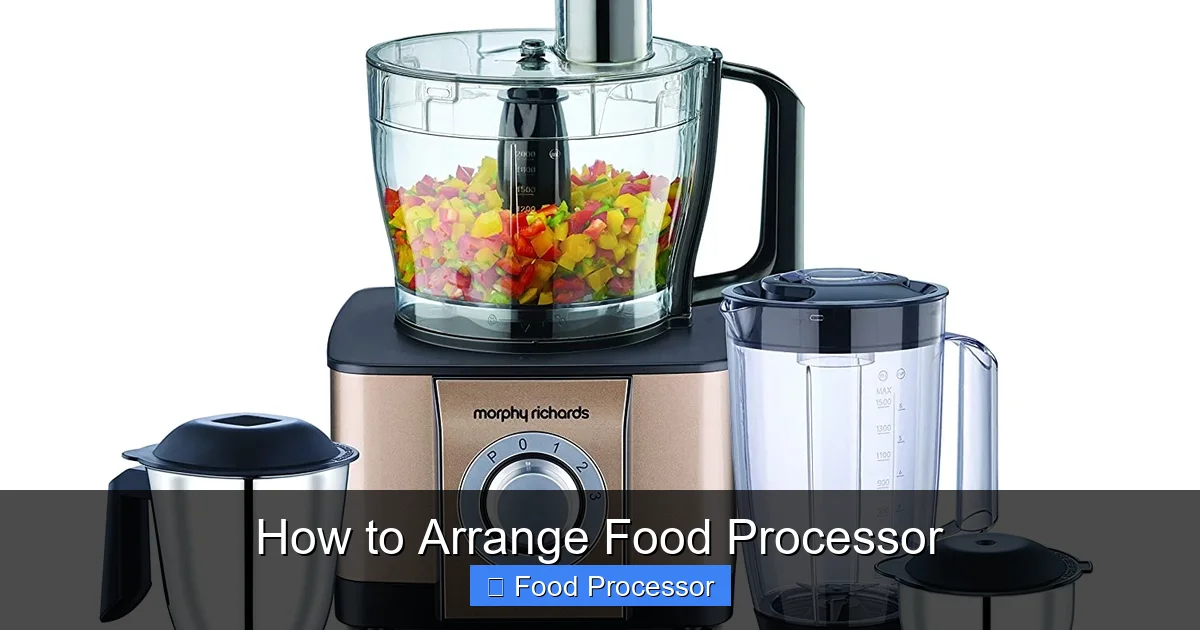 How to Arrange Food Processor
