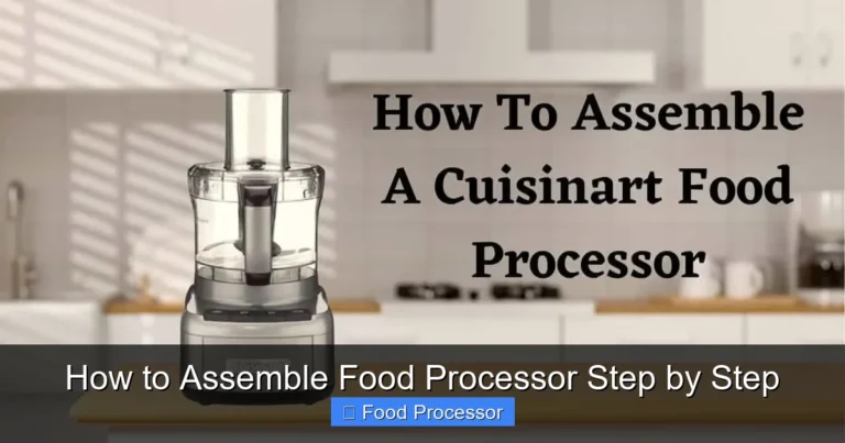 How to Assemble Food Processor Step by Step