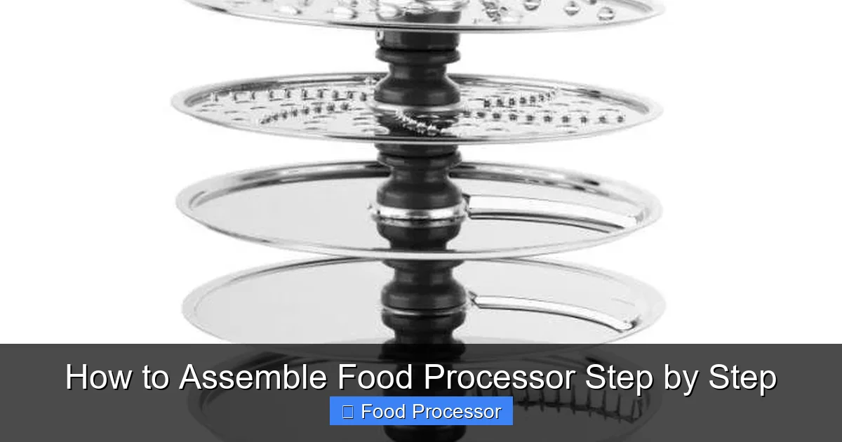 How to Assemble Food Processor Step by Step