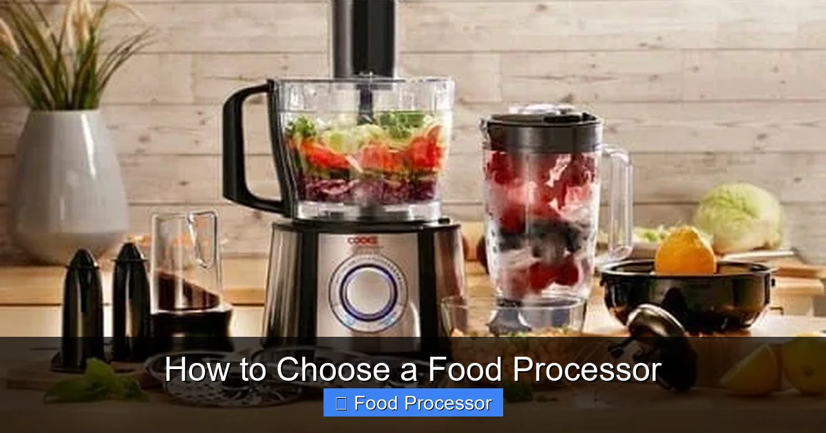 How to Choose a Food Processor