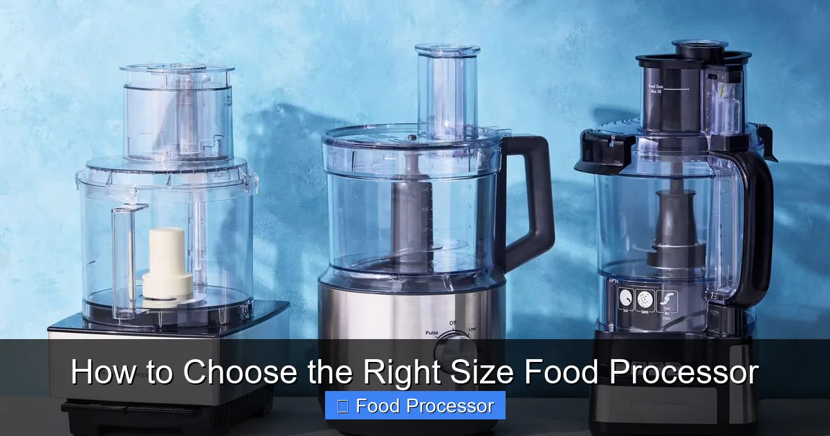 How to Choose the Right Size Food Processor