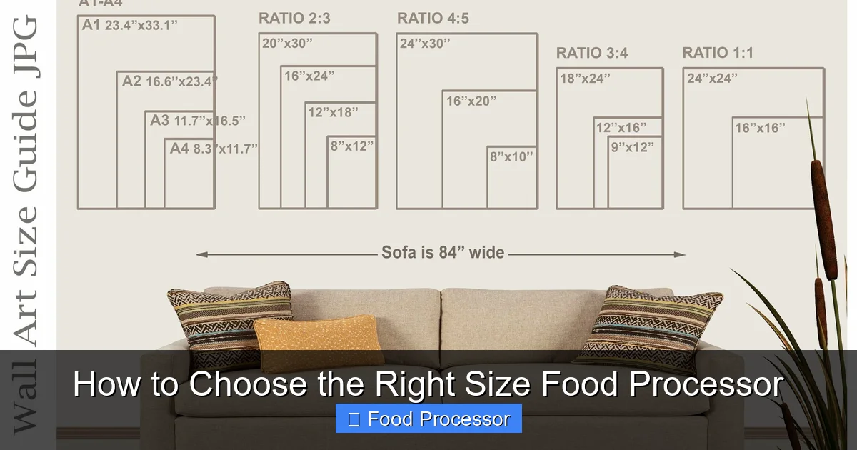How to Choose the Right Size Food Processor