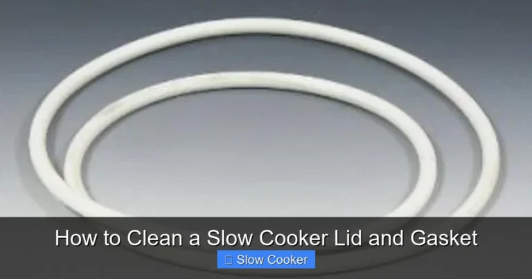 How to Clean a Slow Cooker Lid and Gasket