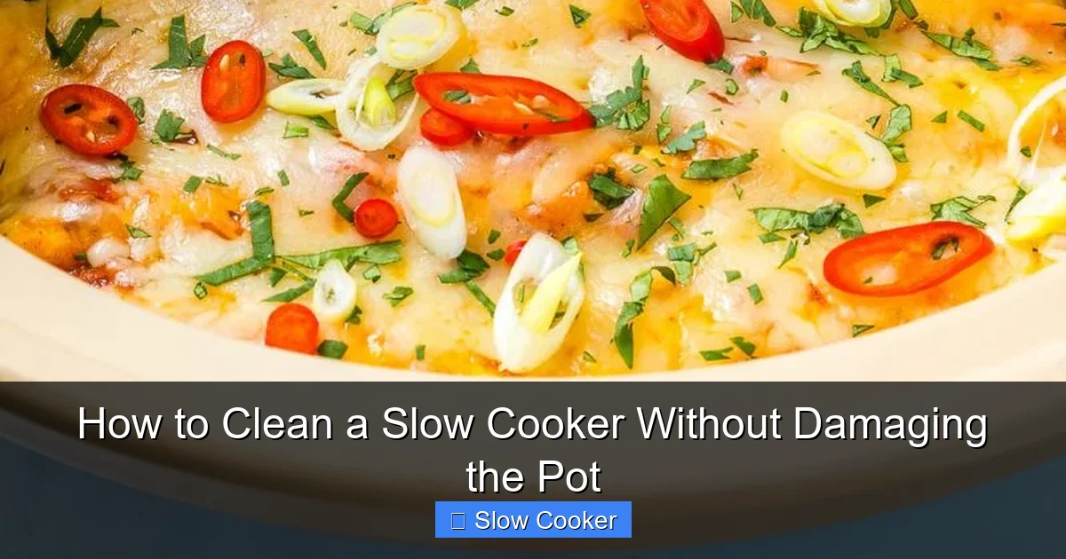 How to Clean a Slow Cooker Without Damaging the Pot