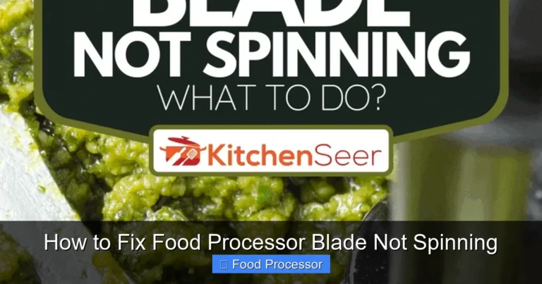 How to Fix Food Processor Blade Not Spinning