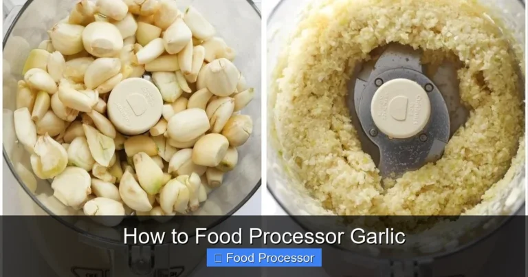 How to Food Processor Garlic