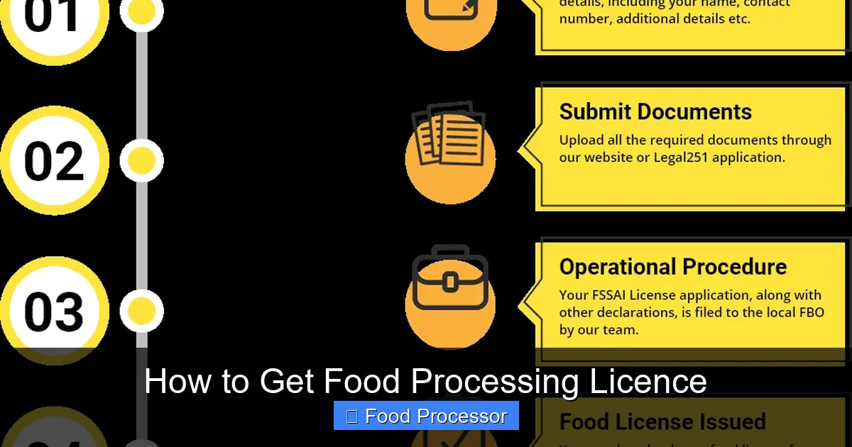 How to Get Food Processing Licence