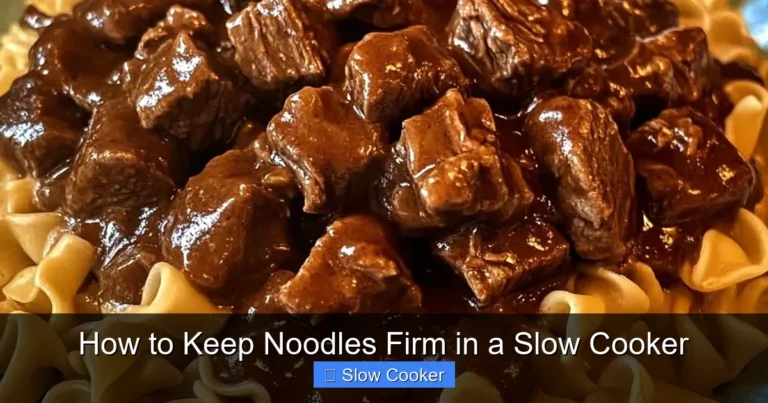 How to Keep Noodles Firm in a Slow Cooker
