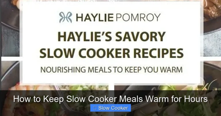 How to Keep Slow Cooker Meals Warm for Hours