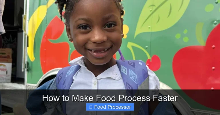How to Make Food Process Faster