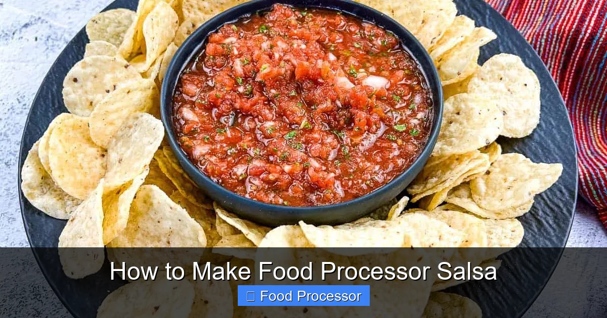How to Make Food Processor Salsa