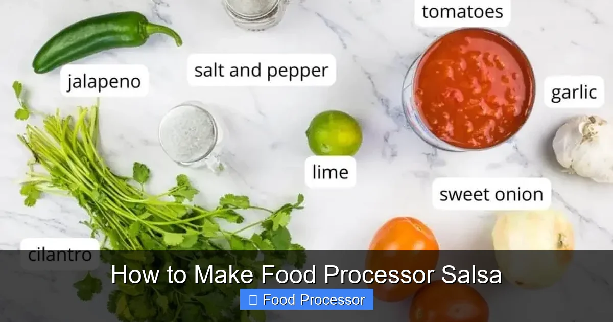 How to Make Food Processor Salsa