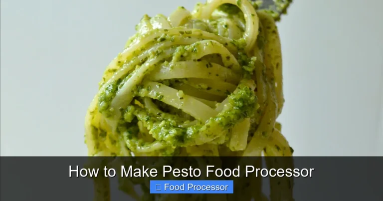 How to Make Pesto Food Processor