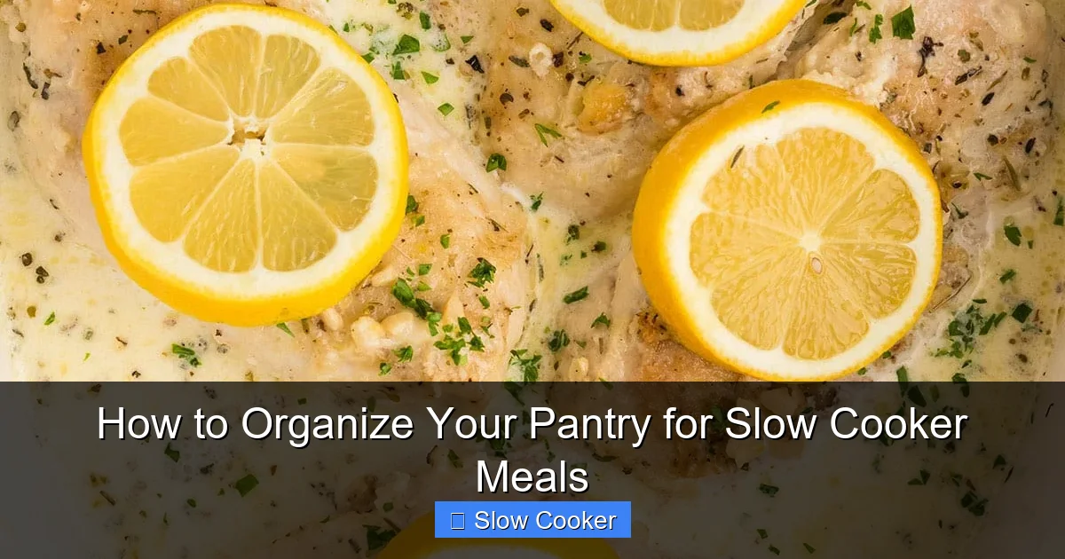 How to Organize Your Pantry for Slow Cooker Meals