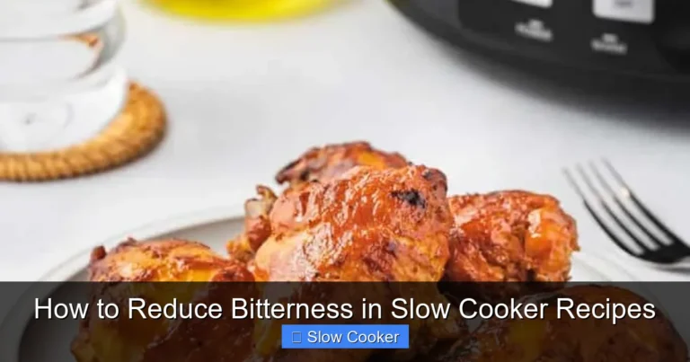 How to Reduce Bitterness in Slow Cooker Recipes