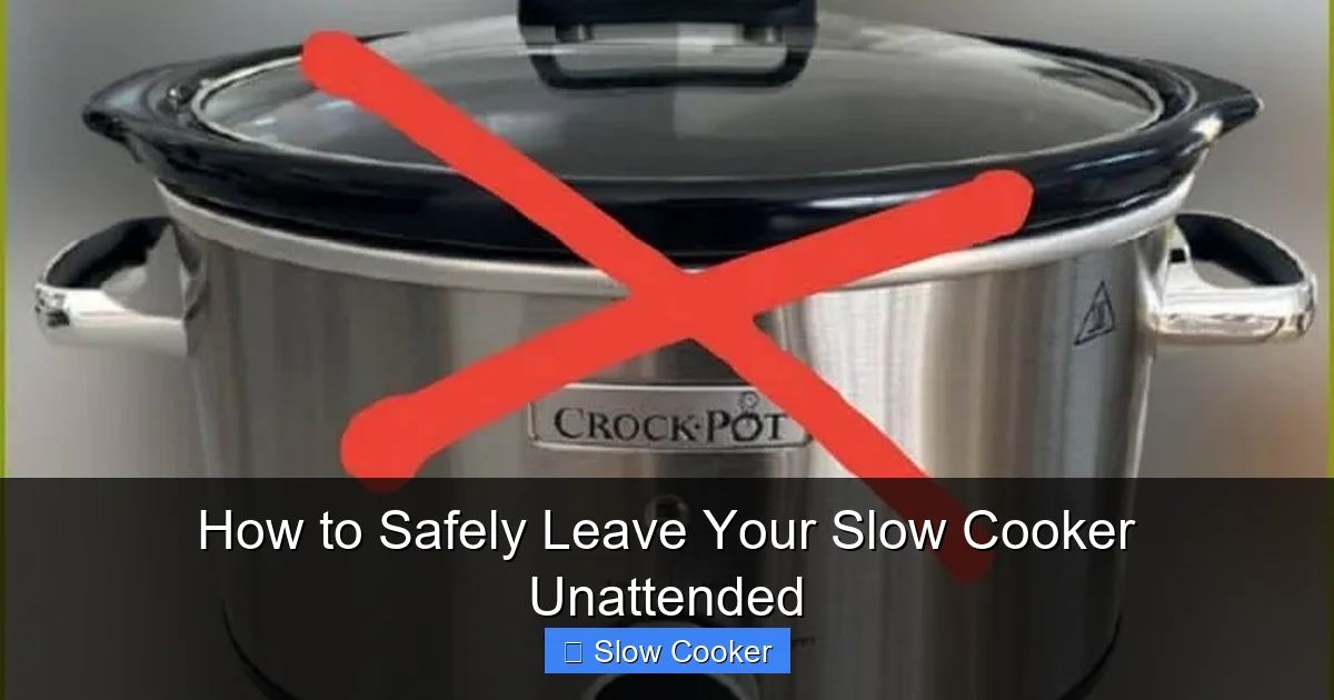 How to Safely Leave Your Slow Cooker Unattended