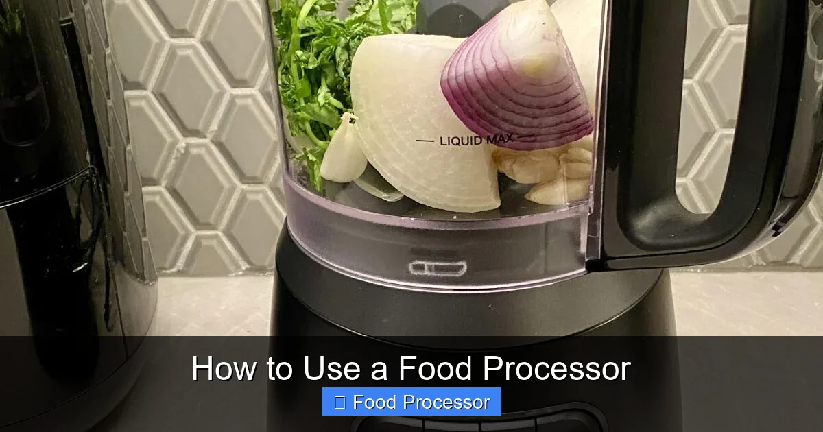 How to Use a Food Processor