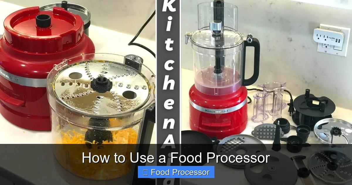 How to Use a Food Processor