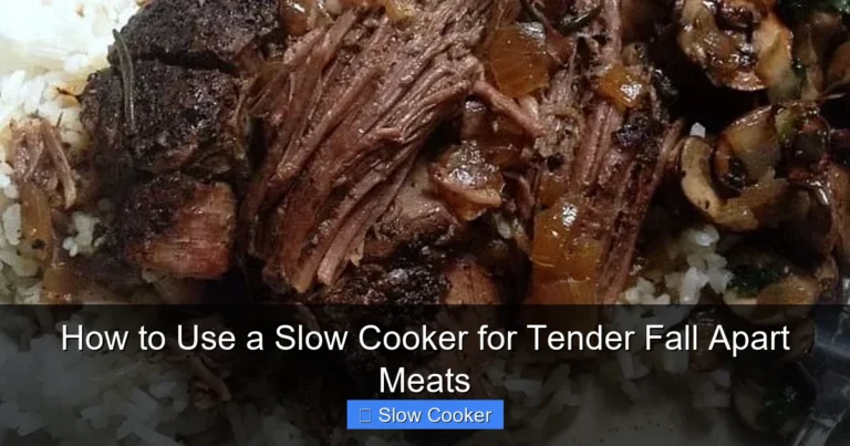 How to Use a Slow Cooker for Tender Fall Apart Meats