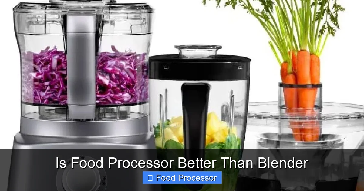 Is Food Processor Better Than Blender