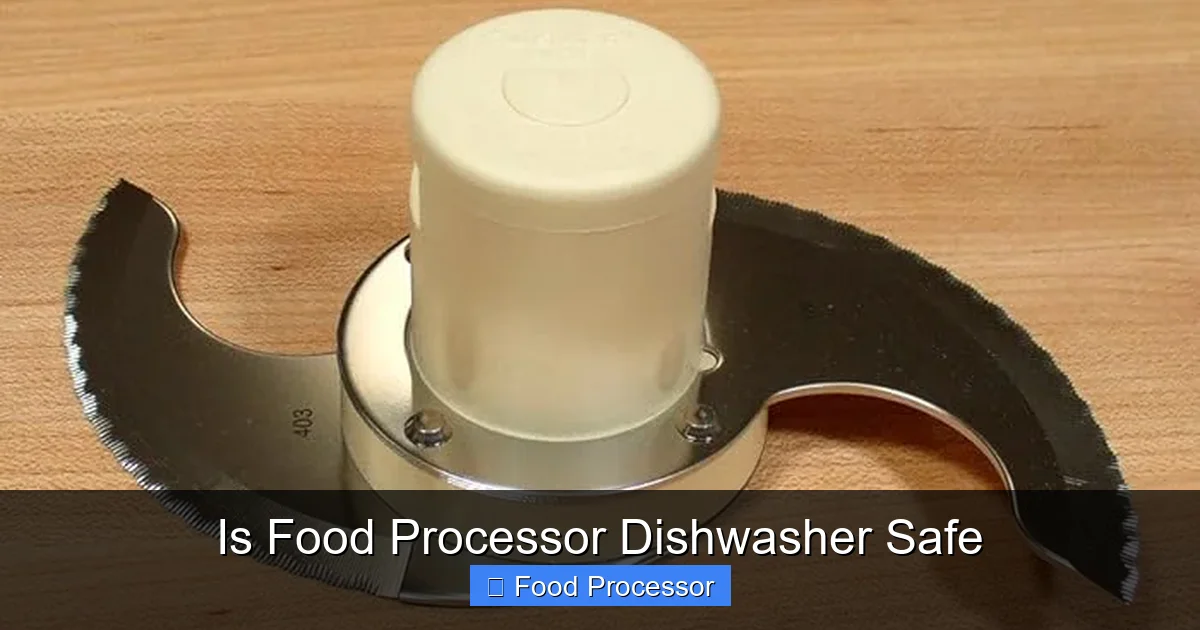 Is Food Processor Dishwasher Safe