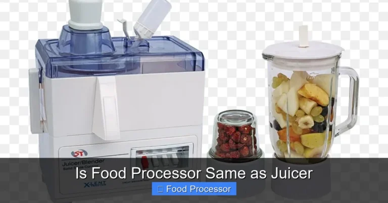 Is Food Processor Same as Juicer