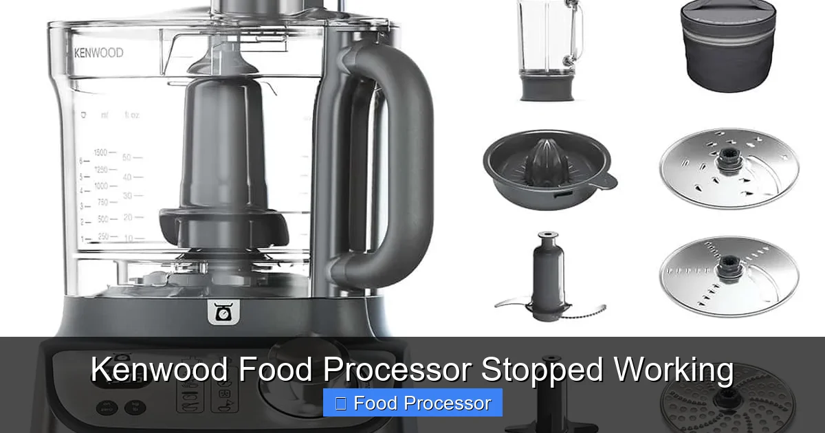 Kenwood Food Processor Stopped Working