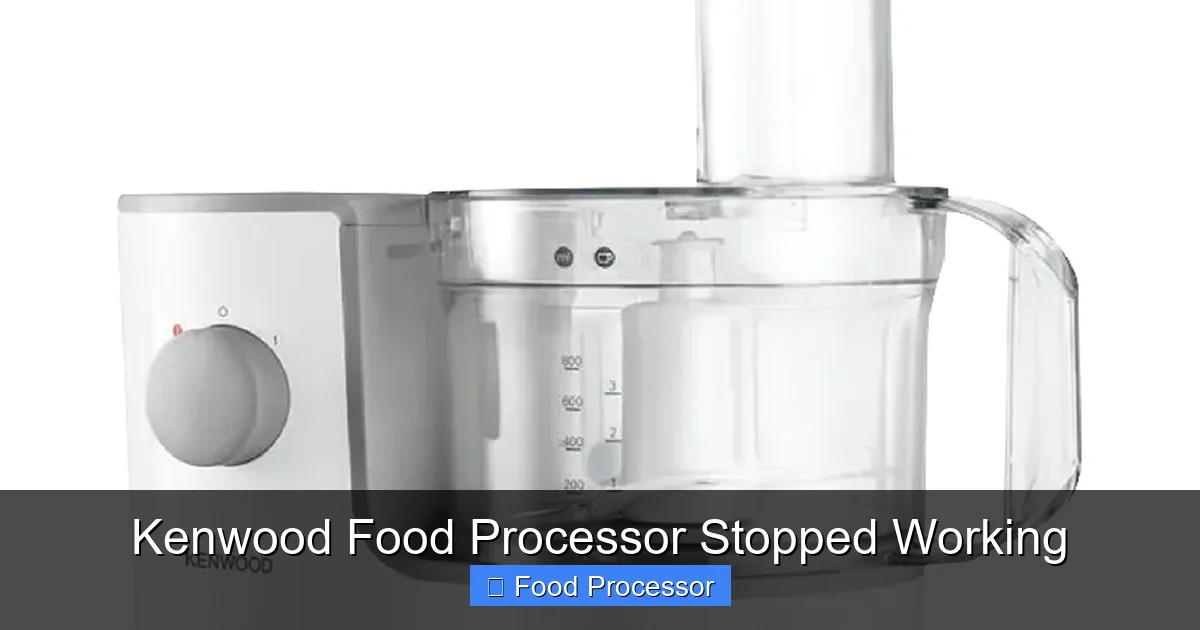 Kenwood Food Processor Stopped Working