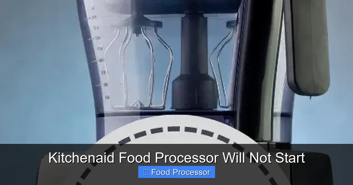 Kitchenaid Food Processor Will Not Start