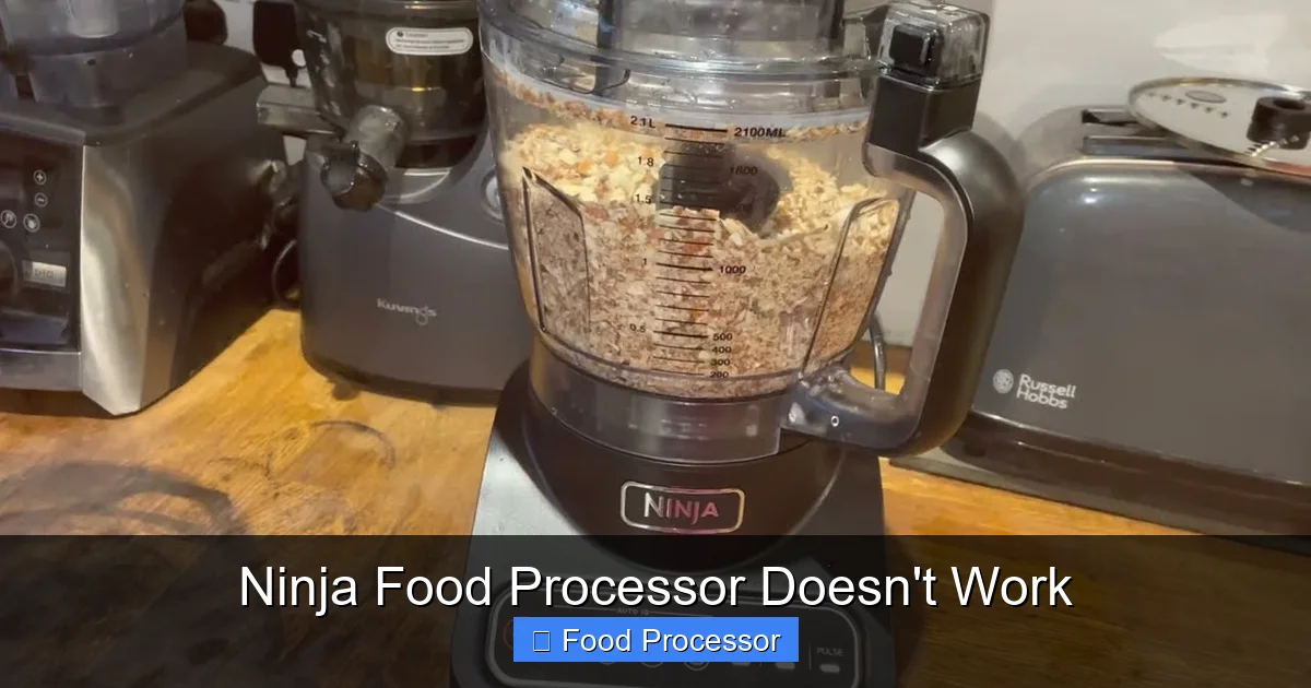 Ninja Food Processor Doesn't Work