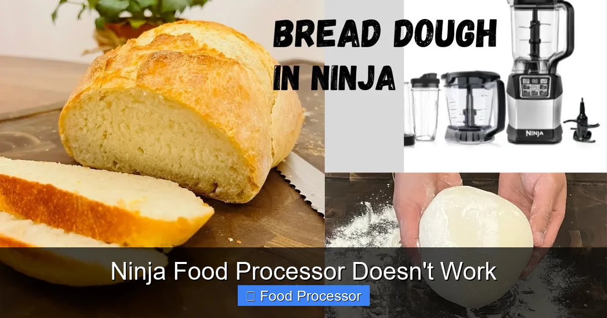 Ninja Food Processor Doesn't Work