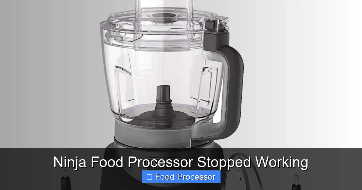 Ninja Food Processor Stopped Working
