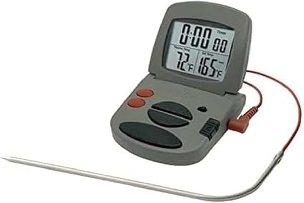 Taylor Digital Instant Read Wired Probe Thermometer with Timer for Mea