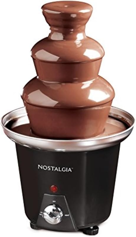 Nostalgia 3 Tier Electric Chocolate Fondue Fountain Machine for Partie