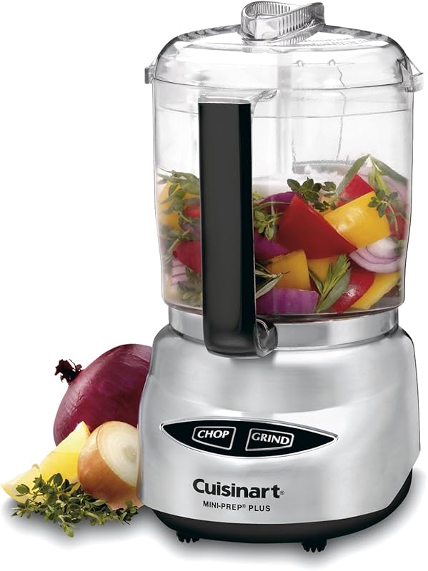 Cuisinart Mini Prep Plus Food Processor, 4 Cup Capacity, Brushed Stain