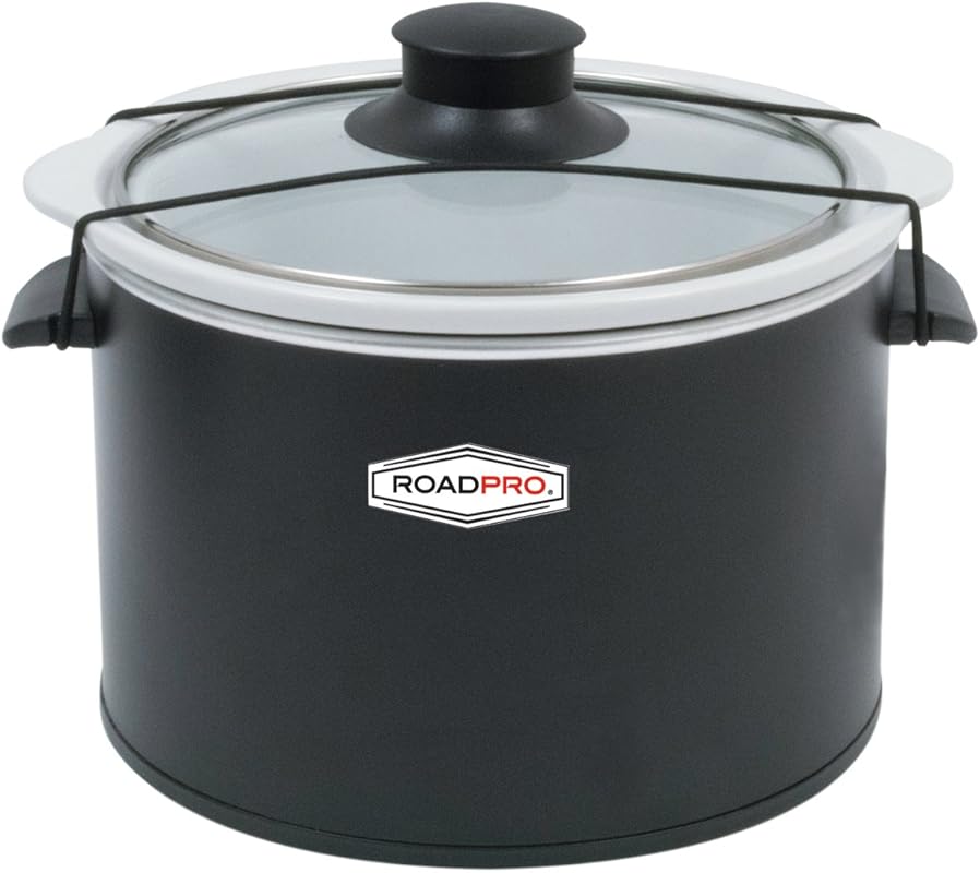 RoadPro 1.5 Quart Auto Travel Slow Cooker, 12V for Cars & Trucks