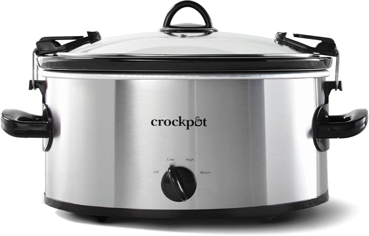Crock-Pot SCCPVL600S Cook' N Carry 6-Quart Oval Manual Portable Slow C
