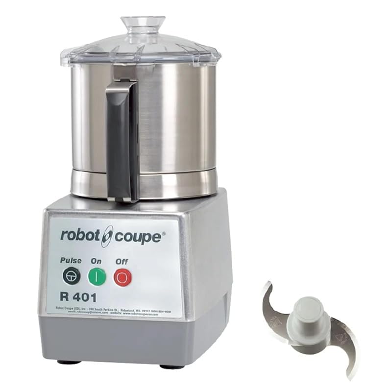 Robot Coupe R401B 4.5 Qt Commercial Food Processor with 1.5 HP Motor a