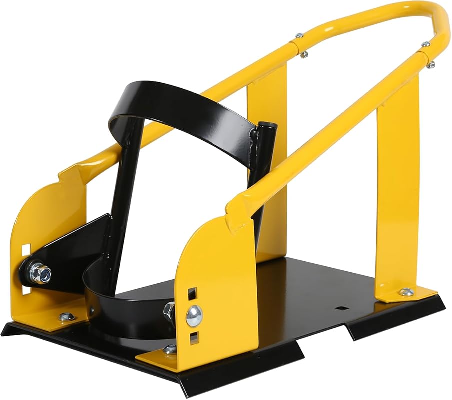 MaxxHaul 70075 Heavy-Duty Adjustable Motorcycle Wheel Chock Stand with