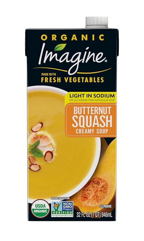Imagine Light in Sodium Organic Creamy Butternut Squash Soup 32 oz