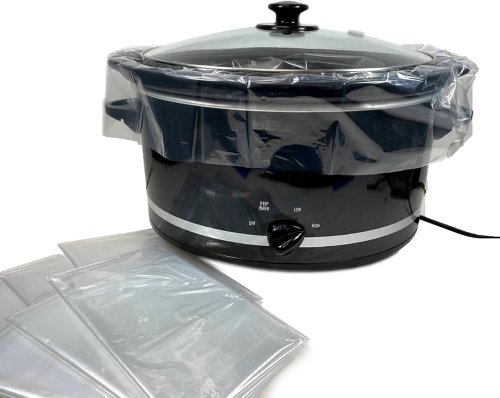 Regency Wraps Slow Cooker Liners 12 Pack for Easy Cleanup & Food Stora
