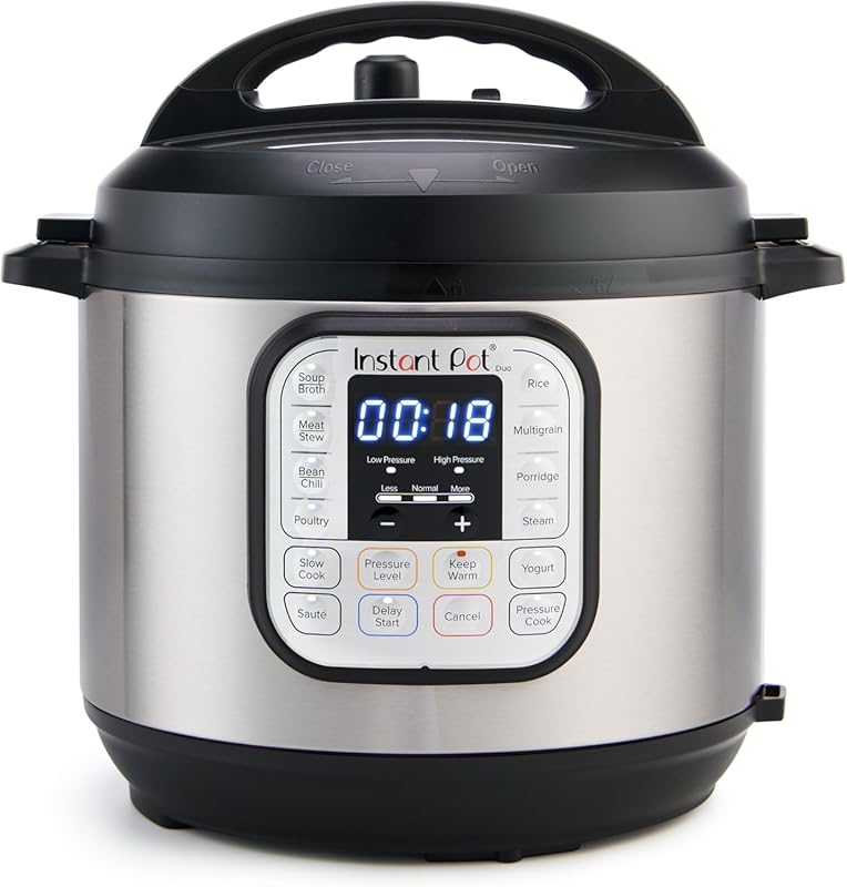 Instant Pot Duo 6 Quart 7-in-1 Electric Pressure Cooker and Slow Cooke
