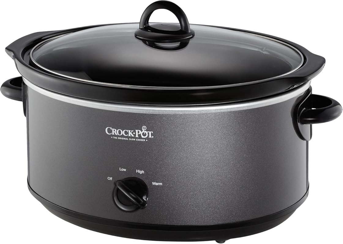 Crockpot 7 Quart Charcoal Slow Cooker