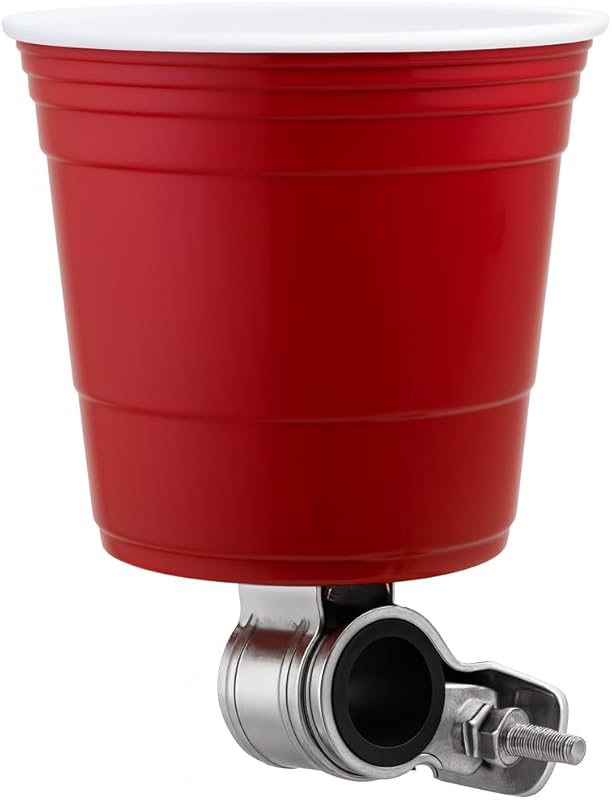 Universal ABS Bike Water Bottle & Cup Holder; Handlebar Clamp for Bike