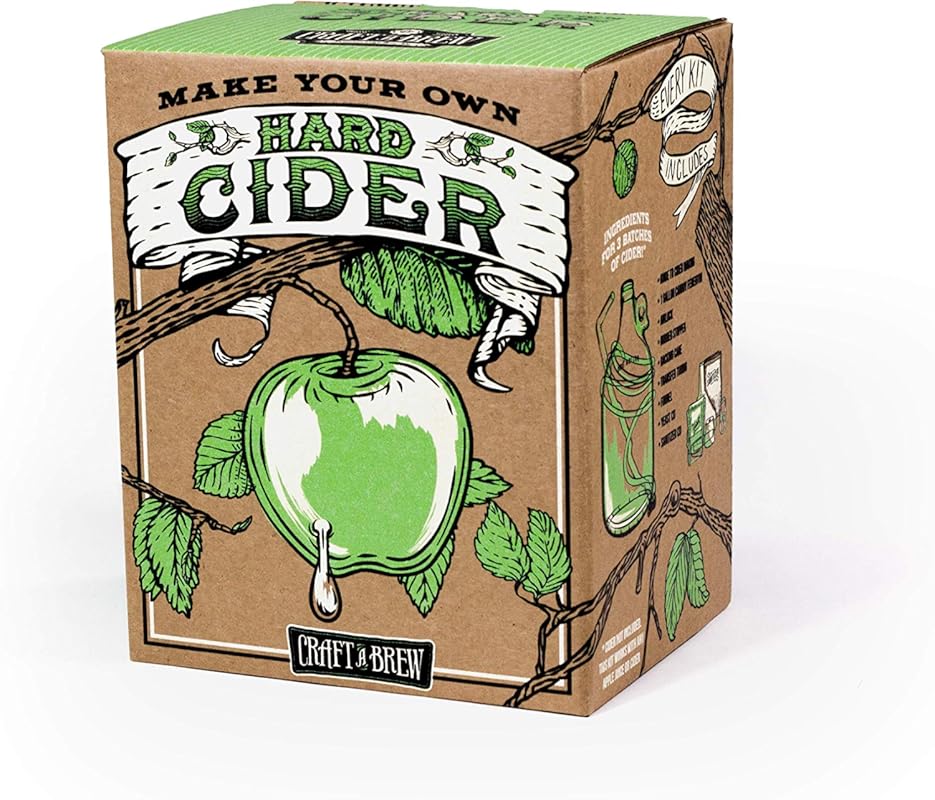 Craft A Brew 1 Gallon Hard Cider & Beer Making Starter Kit for Home Br