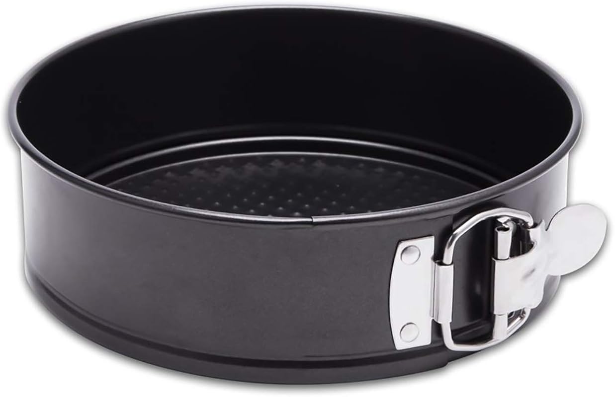 HIWARE 7 Inch Non-stick Springform Cake Pan - Leakproof Accessory for 
