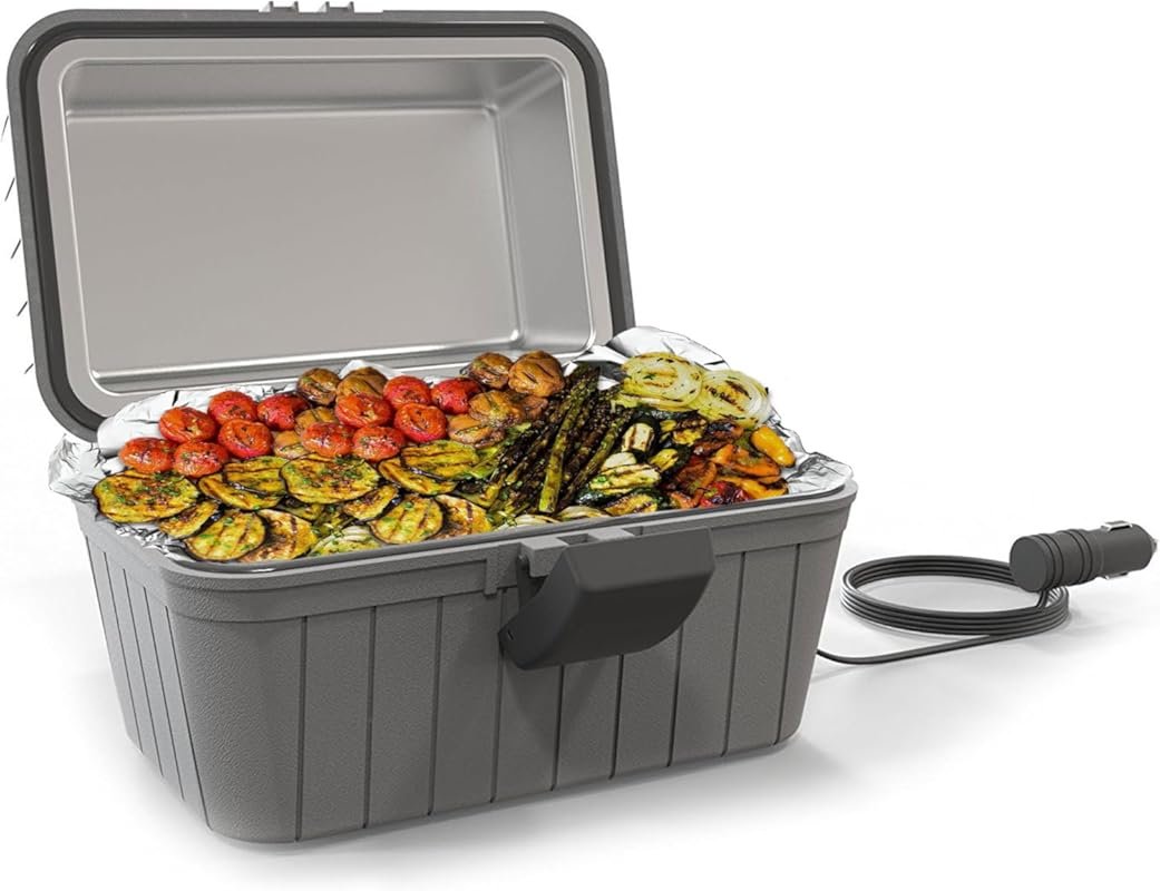 Gideon Heated Electric Lunch Box 12V Portable Stove for Car, Truck, Ca