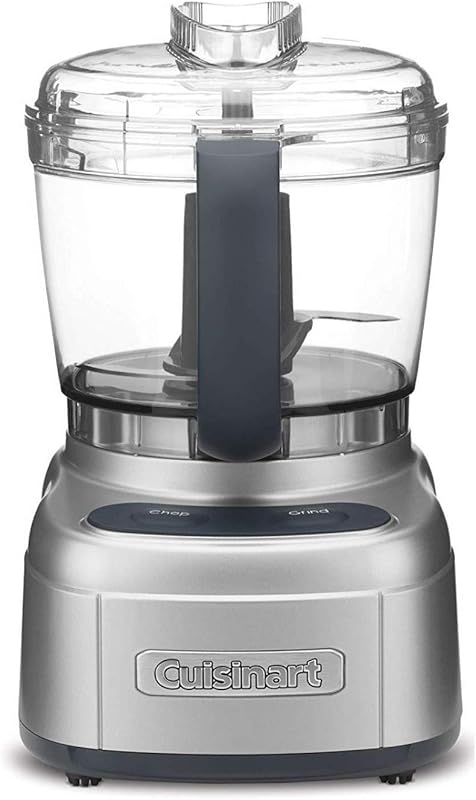 Cuisinart 4-Cup Elemental Chopper & Grinder, Silver, for Dicing & Minc