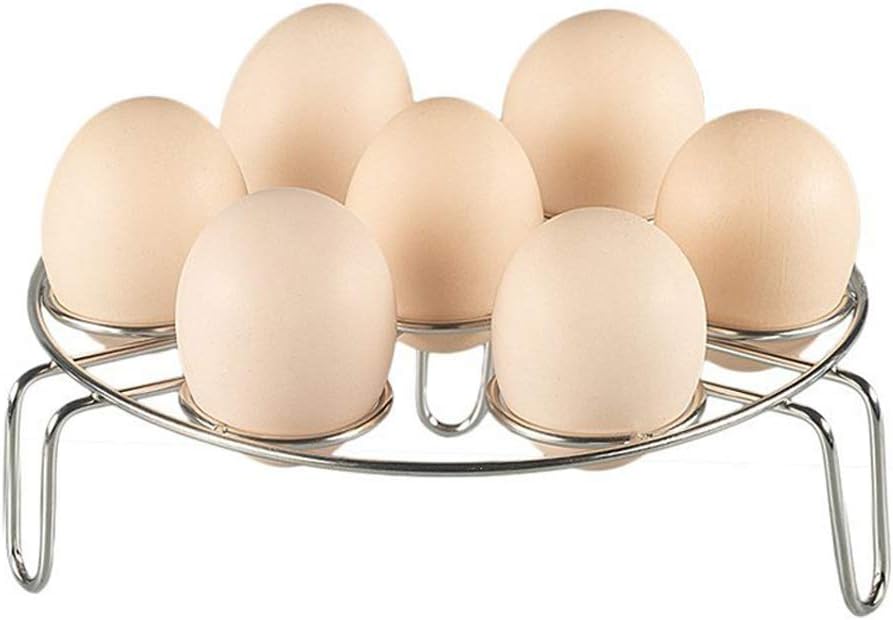 Heavy Duty Stainless Steel Egg Steamer Rack Trivet Basket Stand for In