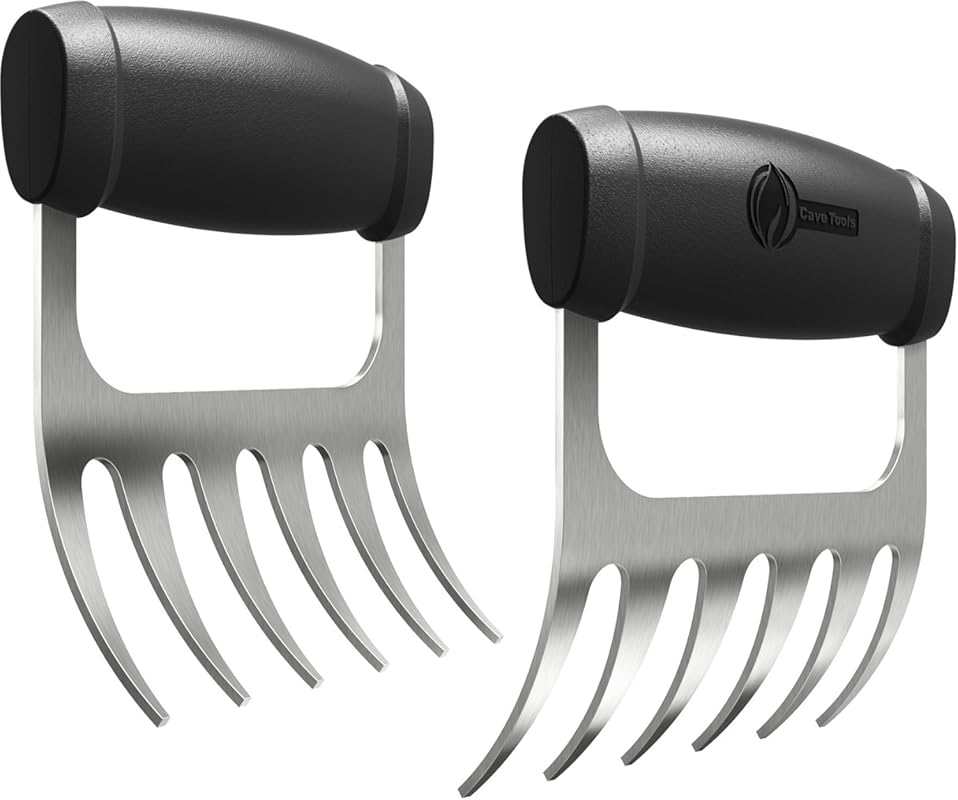 Metal Meat Claws for Shredding Pork, Chicken, Turkey, and Beef with Sl